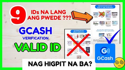 Gcash Valid ID: Valid ID for Gcash Verification (with Pictures).